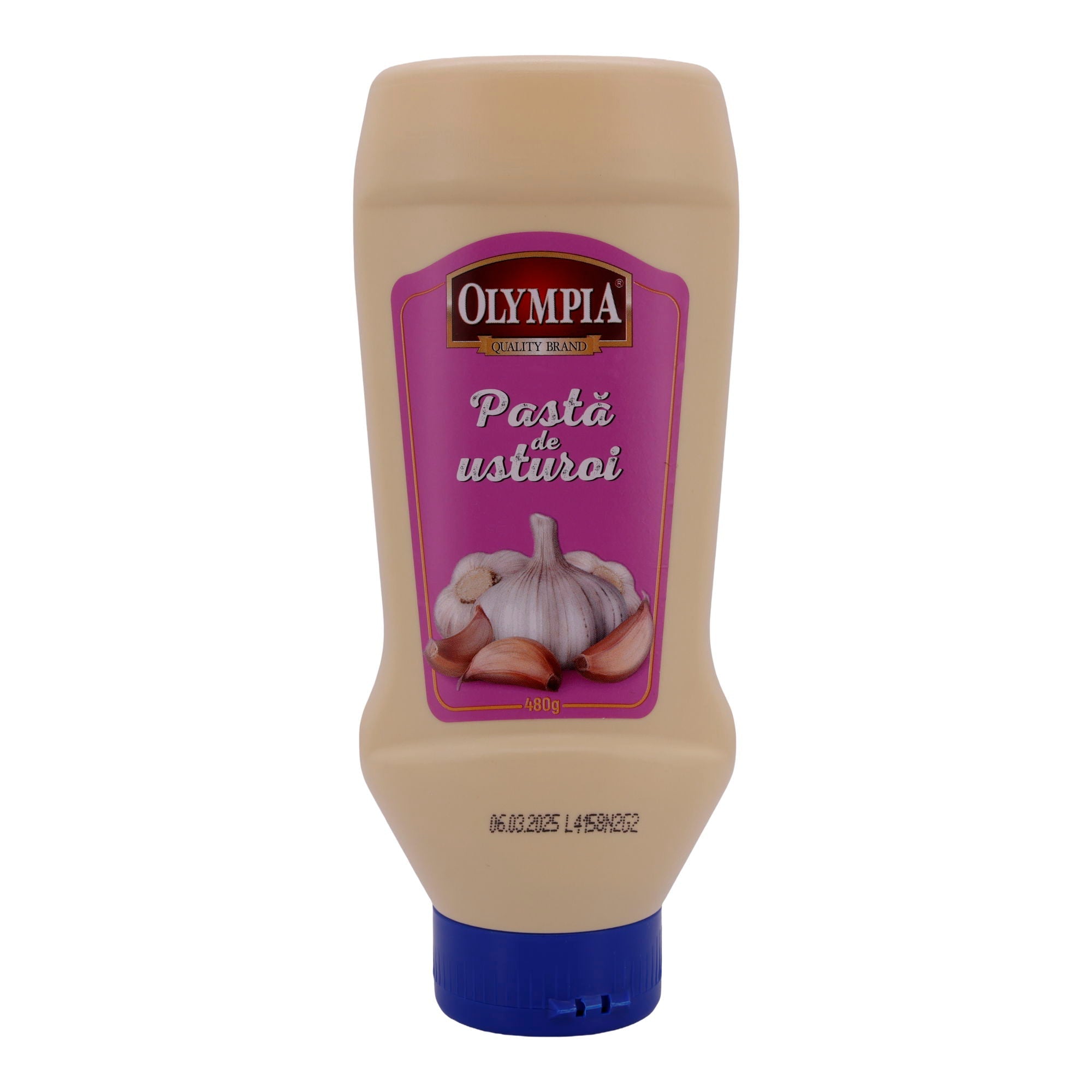Knoblauchpaste Olympia | Paste | Praktische Alternative zu frischem Knoblauch | 480 g OLYMPIA